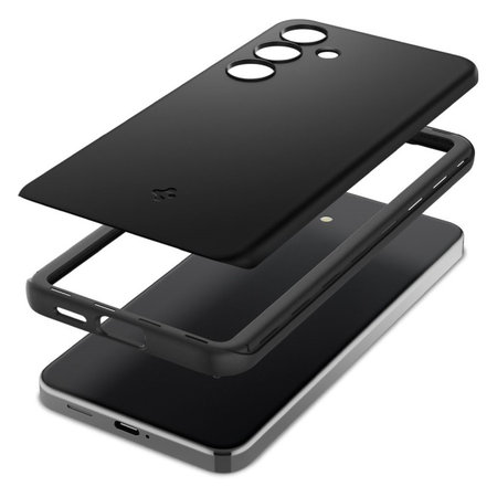 Spigen - Caz Thin Fit pentru Samsung Galaxy S24, negru