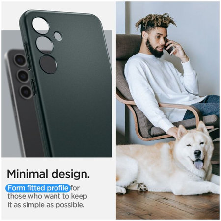 Spigen - Caz Thin Fit pentru Samsung Galaxy S24, Abyss Green