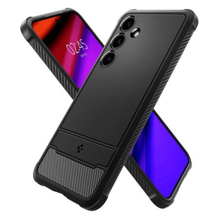 Spigen - Caz Rugged Armor pentru Samsung Galaxy S24, Matte Black