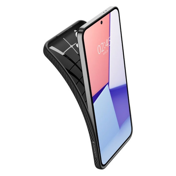Spigen - Caz Liquid Air pentru Samsung Galaxy S24, Matte Black