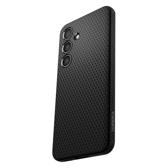 Spigen - Caz Liquid Air pentru Samsung Galaxy S24, Matte Black