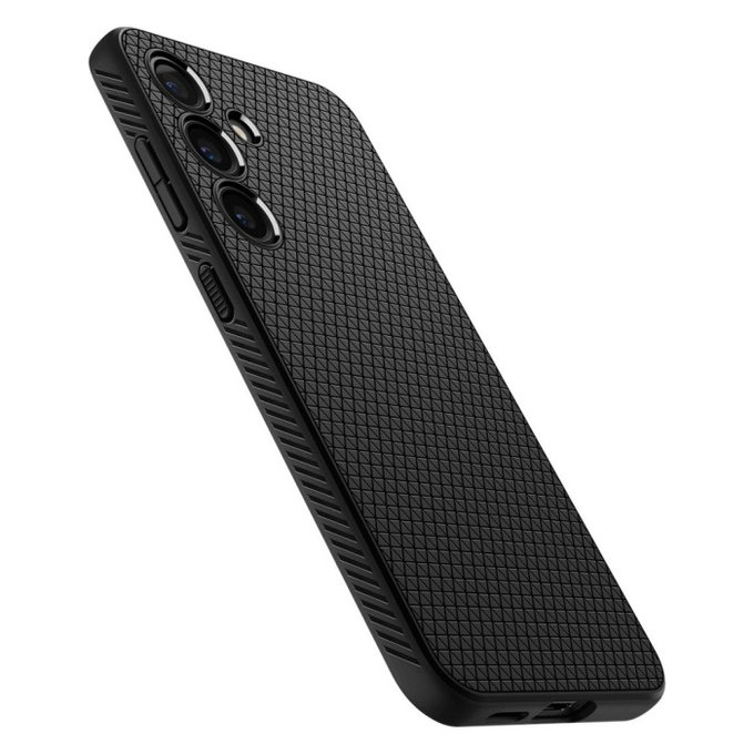Spigen - Caz Liquid Air pentru Samsung Galaxy S24, Matte Black