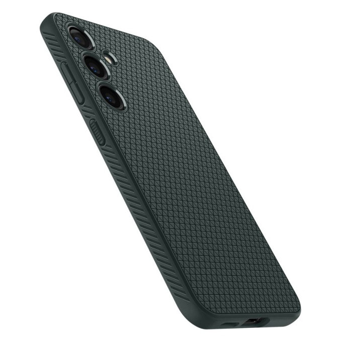 Spigen - Caz Liquid Air pentru Samsung Galaxy S24, Abyss Green