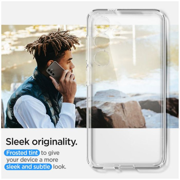 Spigen - Caz Ultra Hybrid pentru Samsung Galaxy S24, transparent