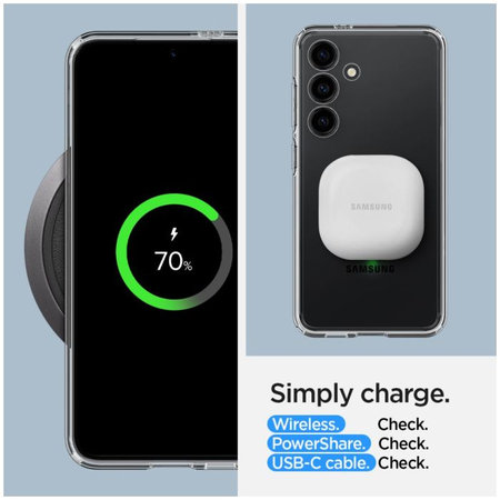 Spigen - Caz Ultra Hybrid pentru Samsung Galaxy S24, Matte Black