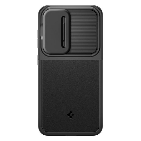 Spigen - Caz Optik Armor pentru Samsung Galaxy S24, negru