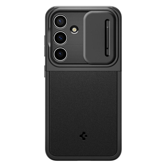 Spigen - Caz Optik Armor pentru Samsung Galaxy S24, negru