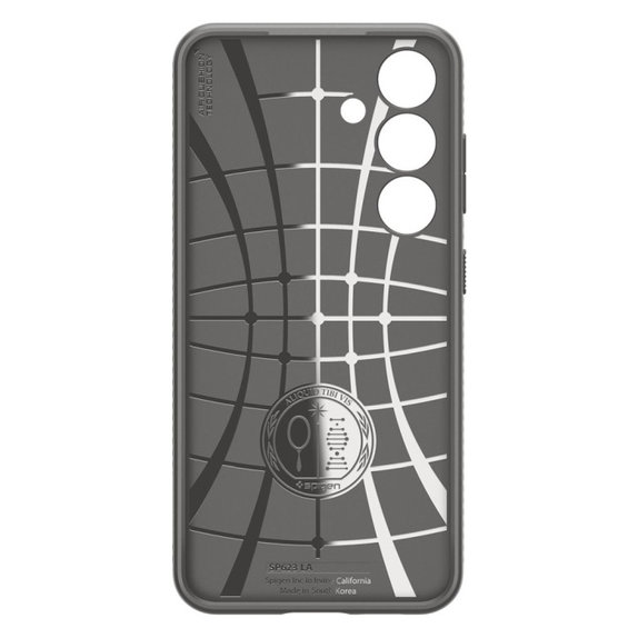 Spigen - Caz Liquid Air pentru Samsung Galaxy S24, Granite Gray