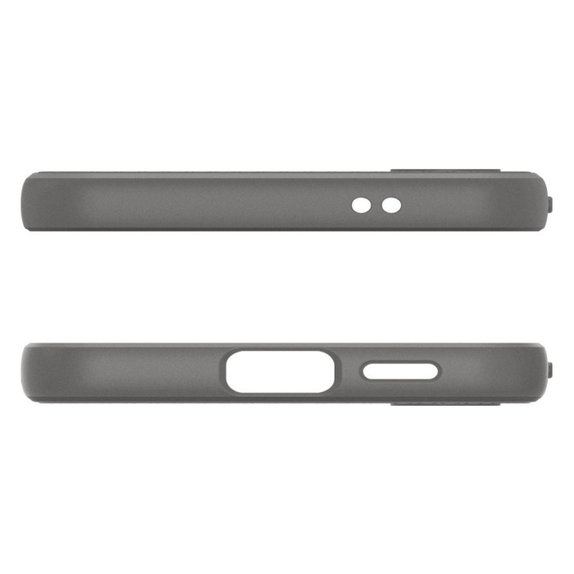 Spigen - Caz Liquid Air pentru Samsung Galaxy S24, Granite Gray