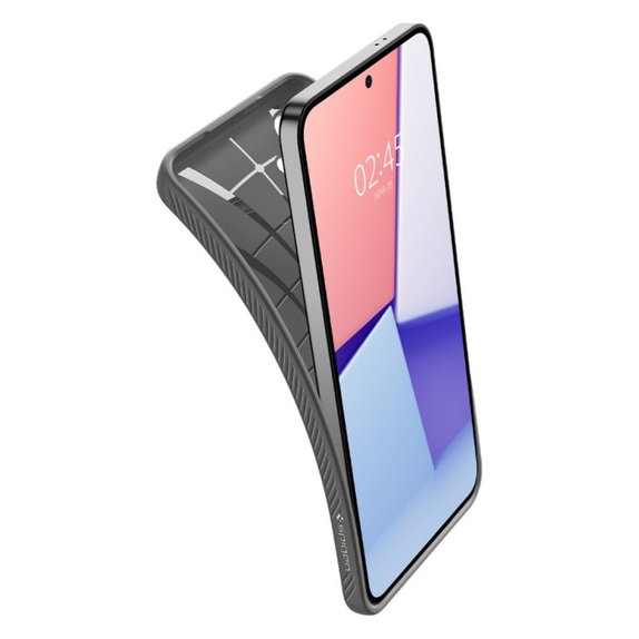 Spigen - Caz Liquid Air pentru Samsung Galaxy S24, Granite Gray