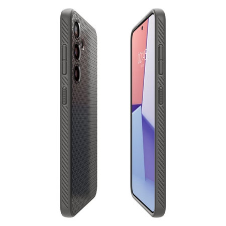 Spigen - Caz Liquid Air pentru Samsung Galaxy S24, Granite Grey