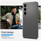 Spigen - Caz Liquid Air pentru Samsung Galaxy S24, Granite Gray