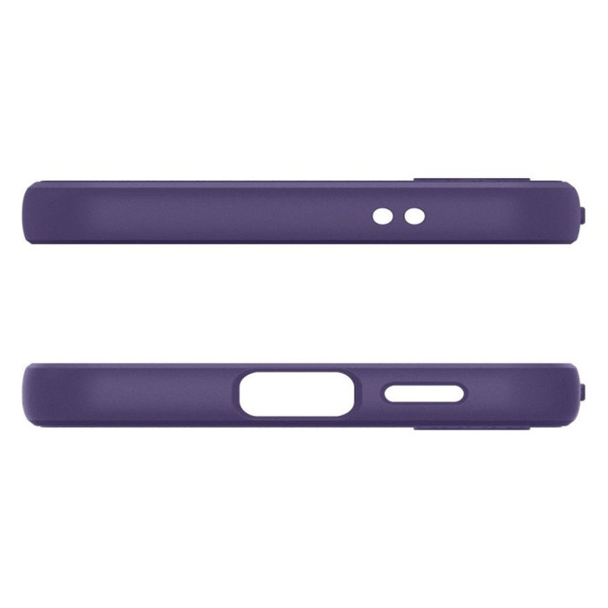 Spigen - Caz Liquid Air pentru Samsung Galaxy S24, Deep Purple