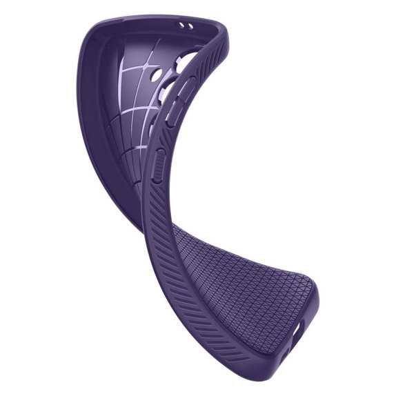 Spigen - Caz Liquid Air pentru Samsung Galaxy S24, Deep Purple
