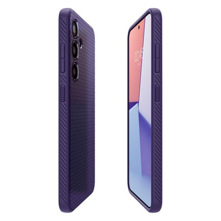Spigen - Caz Liquid Air pentru Samsung Galaxy S24, Deep Purple
