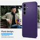 Spigen - Caz Liquid Air pentru Samsung Galaxy S24, Deep Purple
