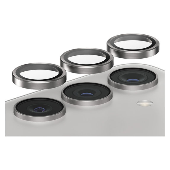 Protecție lentile cameră Hoops pentru Samsung Galaxy S24/S23/S23+, Gri, PanzerGlass