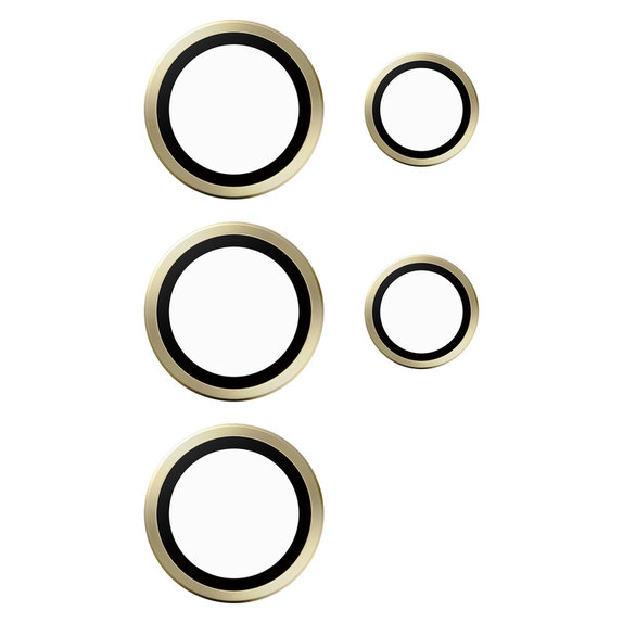 Protecție lentile cameră Hoops pentru Samsung Galaxy S24 Ultra, Galben, PanzerGlass