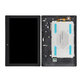 Lenovo TAB 2 A10-70 - Ecran LCD + Sticlă Tactilă + Ramă (Black) TFT