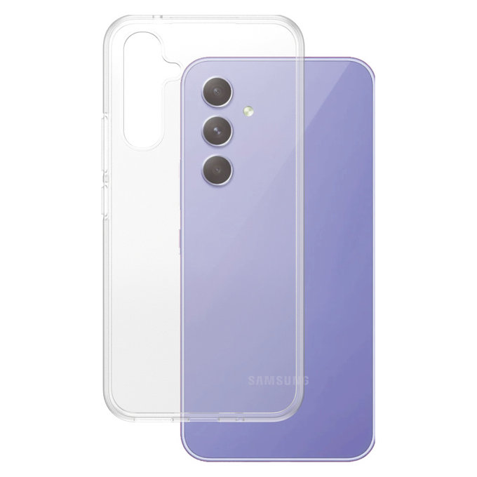 Caz TPU pentru Samsung Galaxy A54 5G, Transparent, SAFE by PanzerGlass
