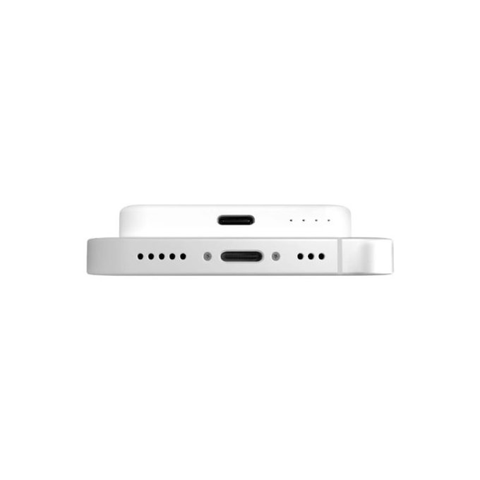 PURO - MagSafe PowerBank 4200 mAh 5W, USB-C, alb