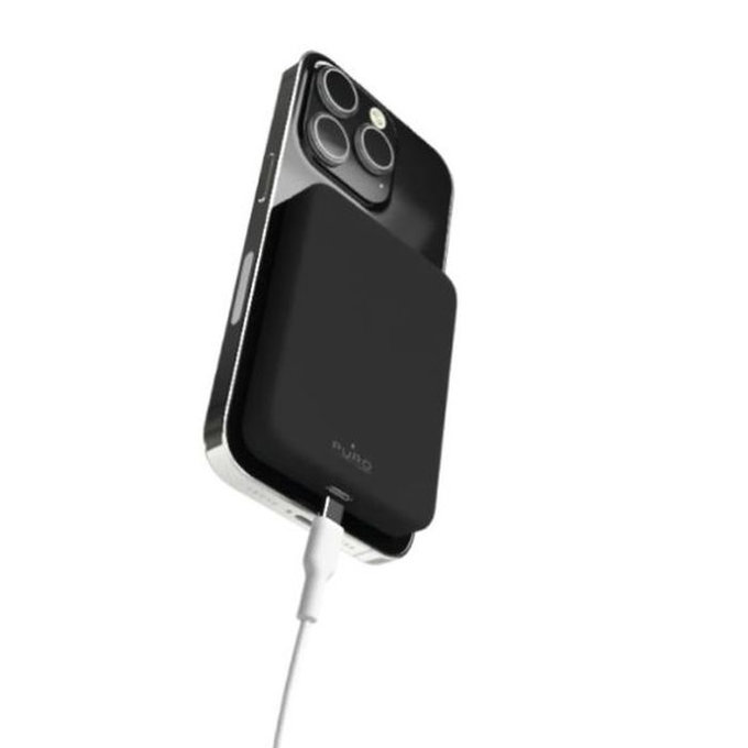 PURO - MagSafe PowerBank 4200 mAh 5W, USB-C, negru