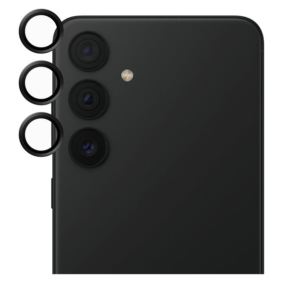 Protecție lentile cameră pentru Samsung Galaxy S24+, Negru, SAFE by PanzerGlass