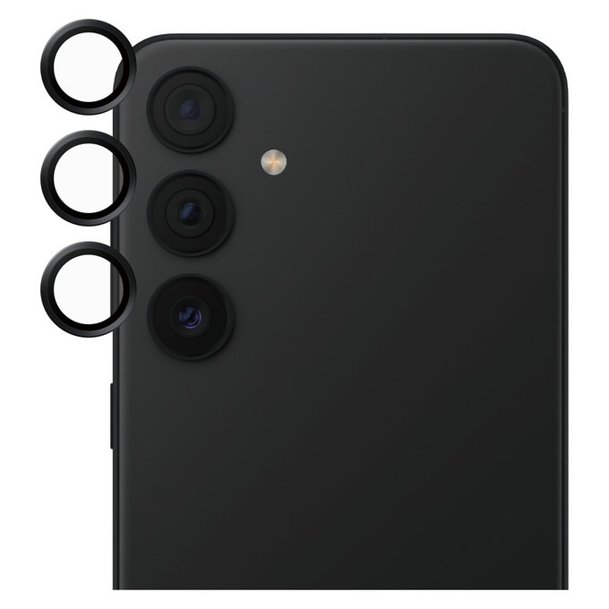 Protecție lentile cameră pentru Samsung Galaxy S24+, Negru, SAFE by PanzerGlass
