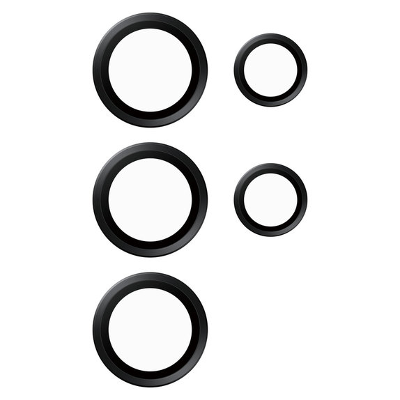 Protecție lentile cameră pentru Samsung Galaxy S24 Ultra, Negru, SAFE by PanzerGlass