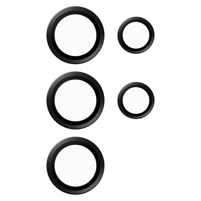 Protecție lentile cameră pentru Samsung Galaxy S24 Ultra, Negru, SAFE by PanzerGlass