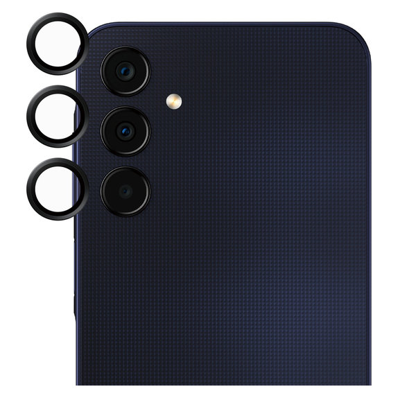 Protecție lentile cameră pentru Samsung Galaxy A25 5G, Negru, SAFE by PanzerGlass