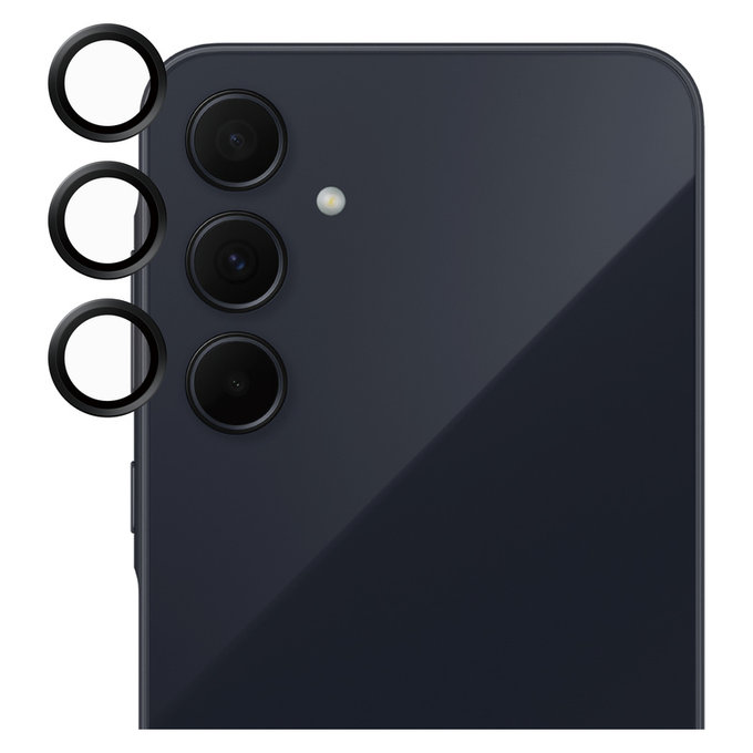 Protecție lentile cameră pentru Samsung Galaxy A34 5G, Negru, SAFE by PanzerGlass