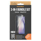 Bundle Hoops + Sticlă securizată UWF + Hard Case D3O pentru Samsung Galaxy A55 5G, PanzerGlass