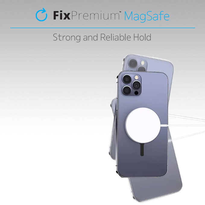 FixPremium - Magnet pentru MagSafe, strieborná