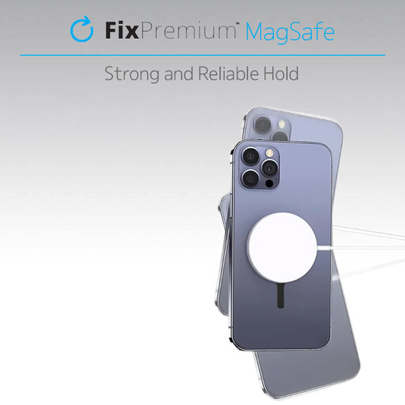 FixPremium - Magnet pentru MagSafe Ultra, strieborná