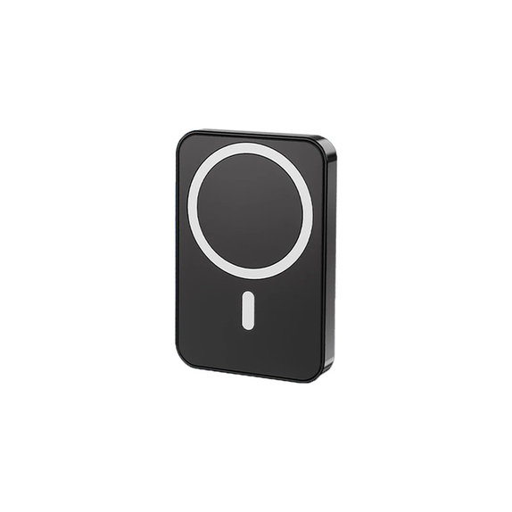 FixPremium - MagSafe PowerBank cu Stand 5000mAh, negru
