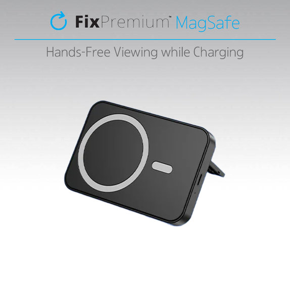 FixPremium - MagSafe PowerBank cu Stand 10 000mAh, negru