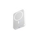 FixPremium - MagSafe PowerBank cu Stand 5000mAh, alb