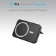 FixPremium - MagSafe PowerBank cu Stand 10 000mAh, alb