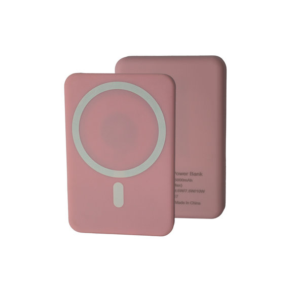 FixPremium - MagSafe PowerBank 5000mAh, ružová