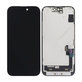 Ecran Soft OLED pentru iPhone 15, Sticlă tactilă cu ramă, FixPremium