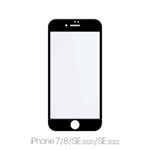 FixPremium FullCover Glass - Geam securizat pentru iPhone 7, 8, SE 2020 & SE 2022 (10 Pack)