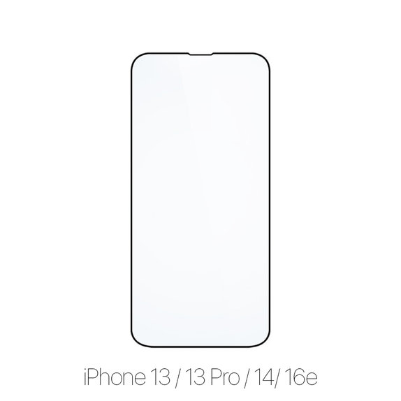 FixPremium FullCover Glass - Geam securizat pentru iPhone 13, 13 Pro, 14 & 16e (10 Pack)