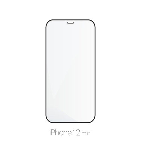 FixPremium FullCover Glass - Geam securizat pentru iPhone 12 mini (10 Pack)