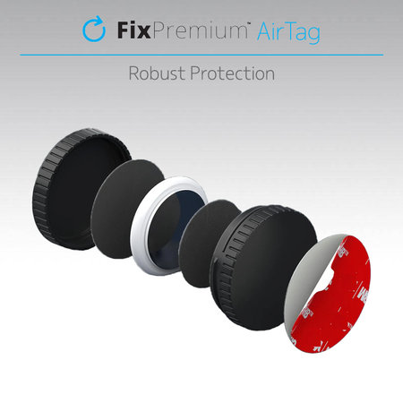 FixPremium - Capac de protecție pentru AirTag, negru