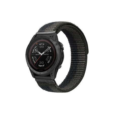 FixPremium - Curea din nailon pentru Garmin (QuickFit 22mm), gri