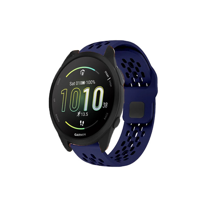 FixPremium - Curea universală din silicon pentru Garmin (22mm), albastru