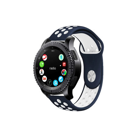 FixPremium - Curea sport din silicon pentru Garmin (22mm), albastru
