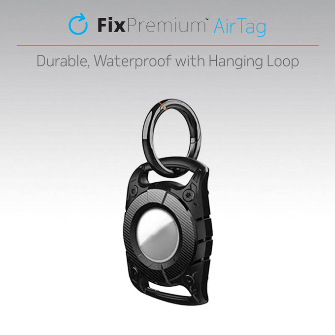 FixPremium - Zgardă AirTag pentru câini și pisici, albastră