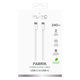 PURO - USB-C Cablu / USB-C, 240W, Fabrik FABK4, 2 m, alb